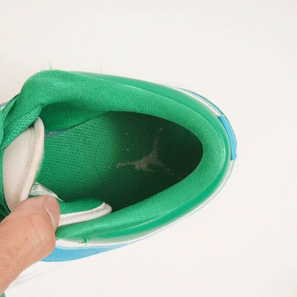 Nike Air Jordan 1 Low Women's 7 Lucky Green/Aquatone-White Sneaker DC0774 304 - Picture 10 of 11